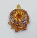 Handcrafted pendant from real pinecones, which are natural and coated in resin. 
